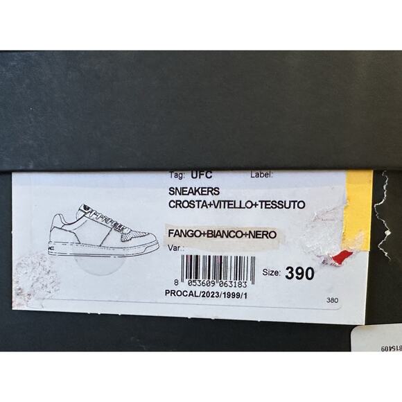 Versace Medusa Men’s Suede Leather Multicolor Sneakers 6 US (39) 1013377 IT NIB - Picture 11 of 11